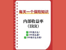 内部收益率法(irr法)